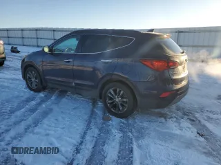 2017 Hyundai Santa Fe Sport 2.0T with VIN 5XYZU4LA0HG414280, listed as a Copart auction lot 41629395 with 132,427 mi miles and Clean Title. Bid and sale history available at carsss.com. Image 2.