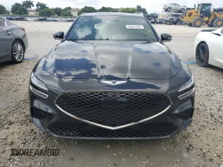 2023 Genesis G70 3.3T with VIN KMTG54TE1PU117945, listed as a Copart auction lot 63281494 with 10,532 mi miles and Non Repairable. Bid and sale history available at carsss.com. Image 5.