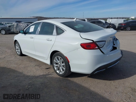 2015 Chrysler 200 C with VIN 1C3CCCCG4FN646351, listed as a IAAI auction lot 41085612 with Not Provided miles and . Bid and sale history available at carsss.com. Image 3.