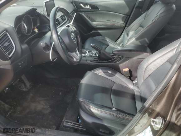 2016 Mazda Mazda3 i Grand Touring with VIN 3MZBM1N73GM327490, listed as a Copart auction lot 48587115 with 172,296 mi miles and Salvage Title. Bid and sale history available at carsss.com. Image 7.