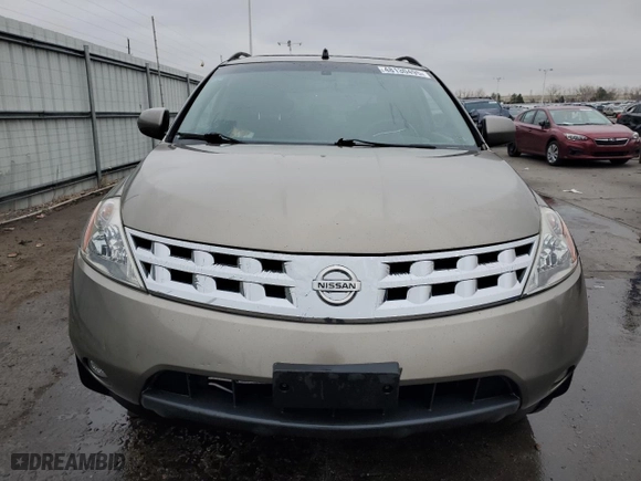 2003 Nissan Murano SL with VIN JN8AZ08W63W220946, listed as a Copart auction lot 48130495 with 141,048 mi miles and Clean Title. Bid and sale history available at carsss.com. Image 5.