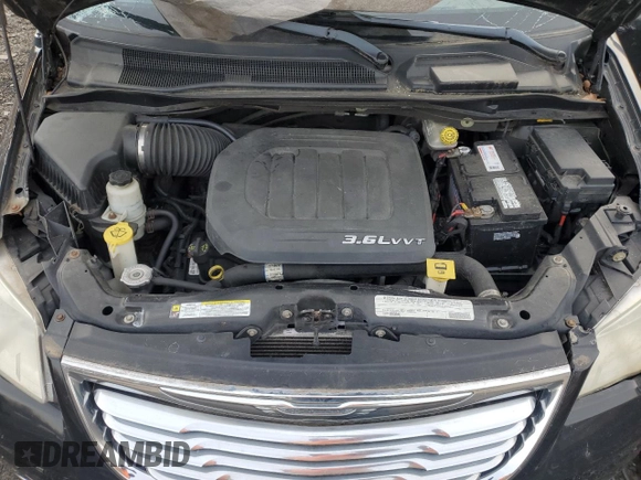2012 Chrysler Town & Country Touring with VIN 2C4RC1BG9CR288948, listed as a Copart auction lot 55582245 with 110,936 mi miles and Salvage Title. Bid and sale history available at carsss.com. Image 12.