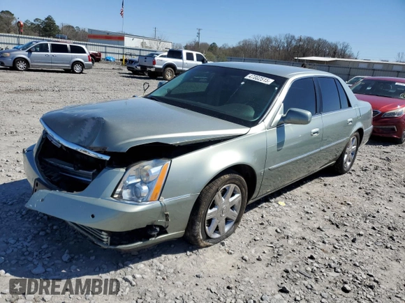 2007 Cadillac DTS Luxury I z VIN 1G6KD57Y97U131827, wystawiony jako Copart lot #47862515 z przebiegiem 103 713 mil mil oraz Szkoda całkowita • Salvage title. Historia ofert i sprzedaży dostępna na DreamBid. Obrazek 1.