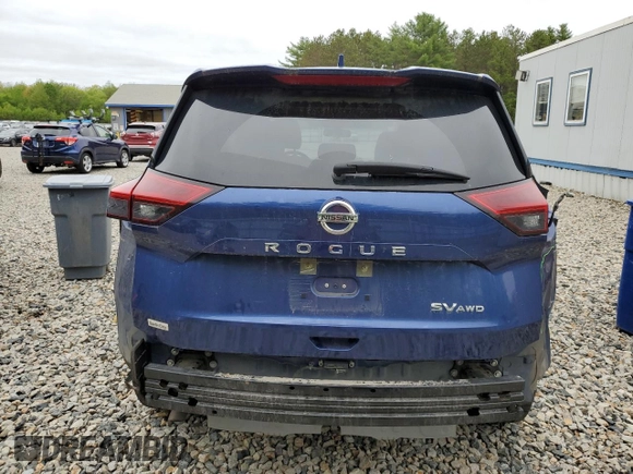 2021 Nissan Rogue SV z VIN JN8AT3BB9MW206307, wystawiony jako Copart lot #57290825 z przebiegiem 66 874 mil mil oraz Szkoda całkowita • Salvage title. Historia ofert i sprzedaży dostępna na DreamBid. Obrazek 6.