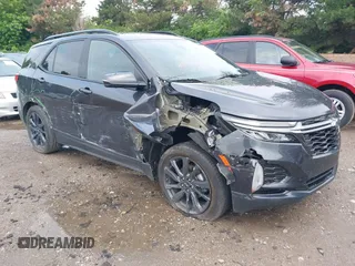 2022 Chevrolet Equinox RS with VIN 2GNAXWEV2N6150639, listed as a IAAI auction lot 42389329 with 29,211 mi miles and . Bid and sale history available at DreamBid. Image 1.