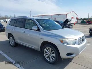 2008 Toyota Highlander Hybrid with VIN JTEEW41A082008629, listed as a IAAI auction lot 41958264 with 187,934 mi miles. Bid and sale history available at carsss.com. Image 6.