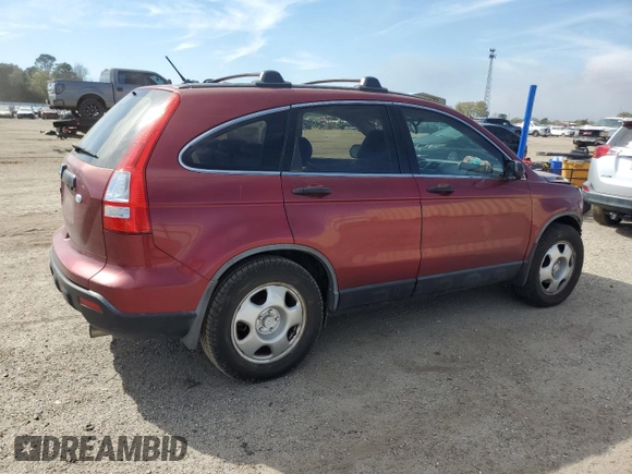 2007 Honda CR-V LX with VIN JHLRE383X7C075891, listed as a Copart auction lot 49651355 with 115,706 mi miles and Salvage Title. Bid and sale history available at carsss.com. Image 3.