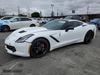2015 Chevrolet Corvette 3LT with VIN 1G1YE2D75F5118377, listed as a Copart auction lot 48600785 with 52,125 mi miles and Salvage Title. Bid and sale history available at carsss.com. Image 1.
