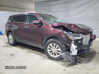 2017 Kia Sorento LX with VIN 5XYPGDA39HG328484, listed as a Copart auction lot 52297085 with Not provided miles and Salvage title. Bid and sale history available at DreamBid. Image 4.