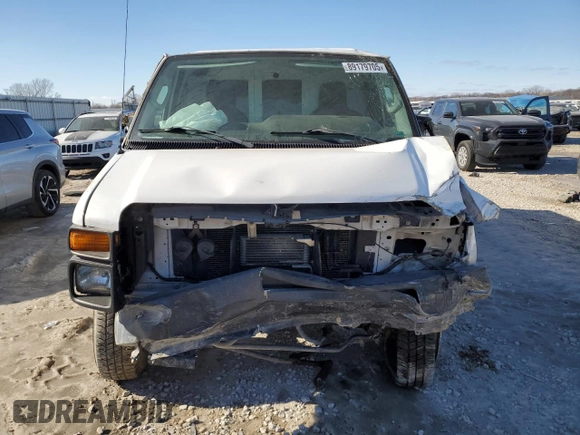 2013 Ford Econoline Cargo Commercial with VIN 1FTSE3EL9DDB11319, listed as a Copart auction lot 89179705 with Not Provided miles and Salvage Title. Bid and sale history available at carsss.com. Image 5.