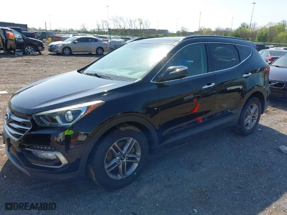 2018 Hyundai Santa Fe Sport 2.4L with VIN 5NMZUDLB6JH073309, listed as a IAAI auction lot 42016586 with 90,933 mi miles. Bid and sale history available at carsss.com. Image 2.