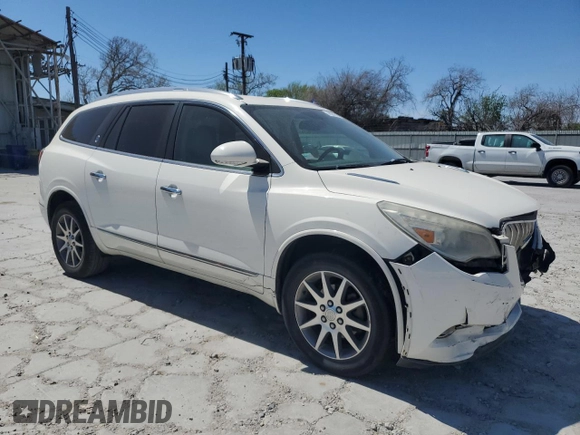 2013 Buick Enclave Leather with VIN 5GAKRCKD6DJ252000, listed as a Copart auction lot 49391615 with 131,158 mi miles and Salvage Title. Bid and sale history available at carsss.com. Image 4.