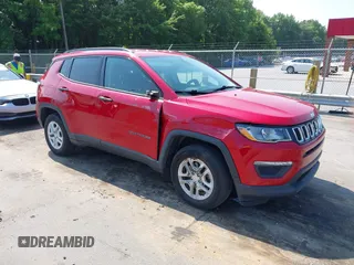 2018 Jeep Compass Sport с VIN 3C4NJCABXJT308768, выставлен на аукционе IAAI как лот 42420499 с пробегом 84 285 миль миль и . История ставок и продаж доступна на DreamBid. Изображение 1.