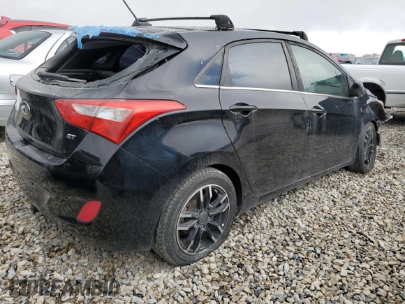 2016 Hyundai Elantra GT with VIN KMHD35LH4GU318578, listed as a Copart auction lot 73292584 with 0 mi miles and Salvage Title. Bid and sale history available at carsss.com. Image 3.