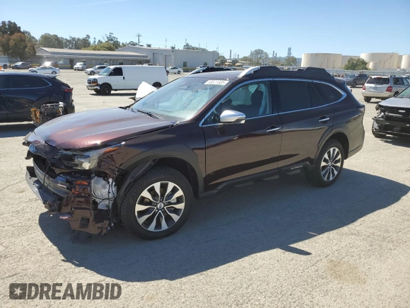 2024 Subaru Outback Touring with VIN 4S4BTAPC6R3175236, listed as a Copart auction lot 49571505 with 13,543 mi miles and Salvage title. Bid and sale history available at DreamBid. Image 1.