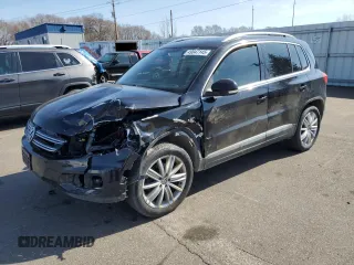 2012 Volkswagen Tiguan SE with VIN WVGAV7AX3CW605413, listed as a Copart auction lot 49847145 with 143,499 mi miles and Salvage Title. Bid and sale history available at DreamBid. Image 1.