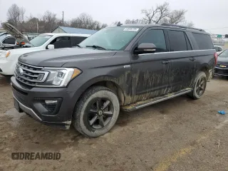 2019 Ford Expedition Max XLT with VIN 1FMJK1JT5KEA76649, listed as a Copart auction lot 44036735 with 78,343 mi miles and Salvage Title. Bid and sale history available at DreamBid. Image 1.