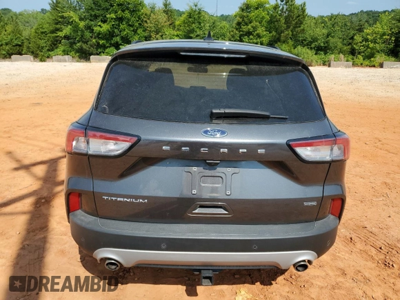 2020 Ford Escape Titanium Hybrid with VIN 1FMCU0DZ3LUC29663, listed as a Copart auction lot 59543145 with 65,918 mi miles and Salvage title. Bid and sale history available at DreamBid. Image 6.