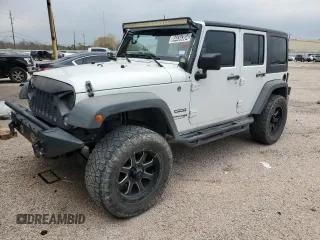 2018 Jeep Wrangler JK Unlimited Sport S with VIN 1C4BJWDG4JL850519, listed as a Copart auction lot 84434304 with 91,104 mi miles and Clean Title. Bid and sale history available at carsss.com. Image 1.