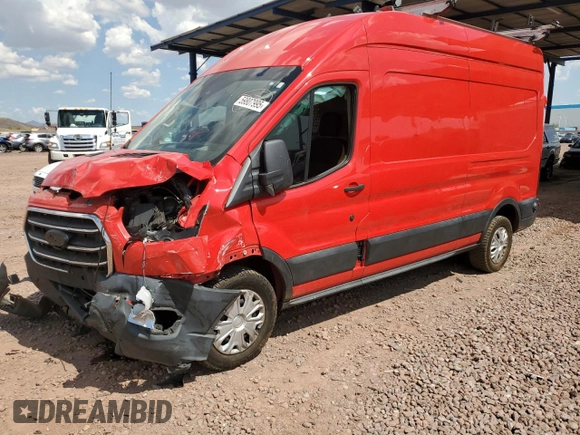 2020 Ford Transit Cargo with VIN 1FTBR1XG7LKB16358, listed as a Copart auction lot 59807995 with 72,135 mi miles and Salvage title. Bid and sale history available at DreamBid. Image 1.