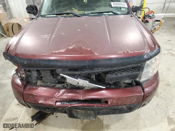 2009 Chevrolet Silverado 1500 LTZ with VIN 3GCEK33MX9G230914, listed as a Copart auction lot 83002624 with 0 mi miles and Salvage Title. Bid and sale history available at carsss.com. Image 12.