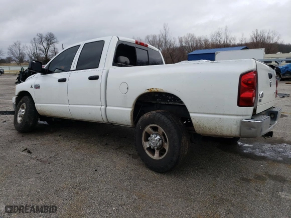 2008 Dodge Ram 2500 SLT with VIN 3D7KS28A48G116634, listed as a Copart auction lot 43209285 with 332,930 mi miles and Salvage Title. Bid and sale history available at carsss.com. Image 2.