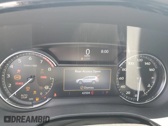 2020 Cadillac XT6 FWD Premium Luxury z VIN 1GYKPCRS7LZ235645, wystawiony jako Copart lot #58977995 z przebiegiem 42 504 mil mil oraz Nie do naprawy • Non repairable. Historia ofert i sprzedaży dostępna na DreamBid. Obrazek 9.