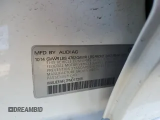 2015 Audi A4 Premium Plus z VIN WAUEFAFL7FN017205, wystawiony jako Copart lot #77684244 z przebiegiem 108 555 mil mil oraz Szkoda całkowita • Salvage title. Historia ofert i sprzedaży dostępna na DreamBid. Obrazek 12.