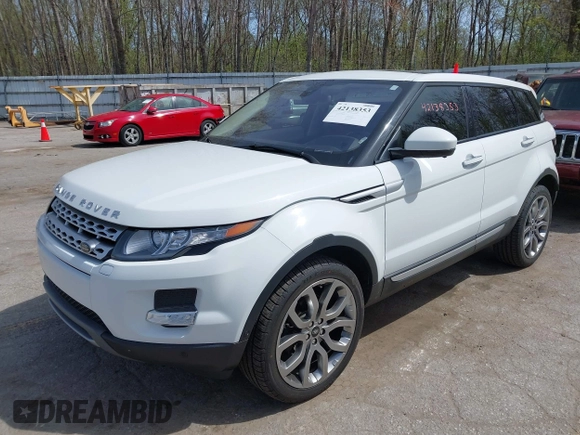 2015 Land Rover Range Rover Evoque Prestige with VIN SALVV2BG4FH076675, listed as a IAAI auction lot 42138353 with 99,751 mi miles and . Bid and sale history available at DreamBid. Image 17.