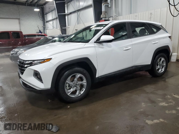 2022 Hyundai Tucson SE with VIN 5NMJACAE2NH034588, listed as a Copart auction lot 45341175 with 47,554 mi miles and Salvage Title. Bid and sale history available at carsss.com. Image 1.