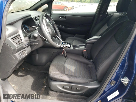 2021 Nissan LEAF SV with VIN 1N4AZ1CVXMC553109, listed as a Copart auction lot 71119954 with Not Provided miles and Salvage Title. Bid and sale history available at DreamBid. Image 7.