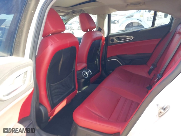 2019 Alfa Romeo Giulia Ti with VIN ZARFAMBN0K7606230, listed as a IAAI auction lot 41421769 with 69,274 mi miles. Bid and sale history available at carsss.com. Image 8.