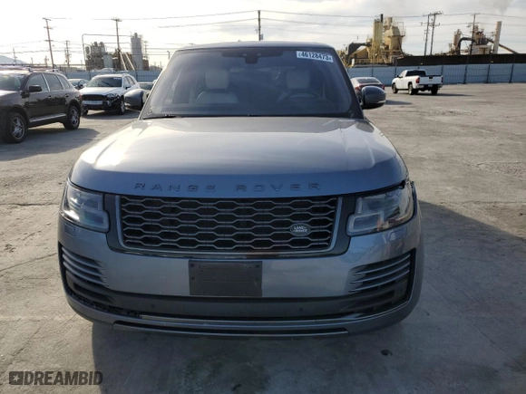 2019 Land Rover Range Rover with VIN SALGR2RV4KA549253, listed as a Copart auction lot 46128473 with 57,414 mi miles. Bid and sale history available at carsss.com. Image 5.
