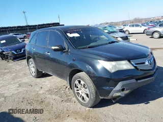 2007 Acura MDX with VIN 2HNYD28227H533394, listed as a IAAI auction lot 41696713 with 160,653 mi miles. Bid and sale history available at carsss.com. Image 1.