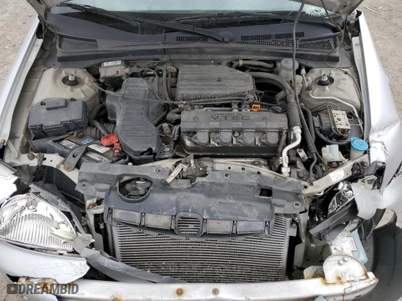2002 Honda Civic EX with VIN 1HGEM21092L023431, listed as a Copart auction lot 45093905 with 189,826 mi miles and Salvage Title. Bid and sale history available at carsss.com. Image 11.