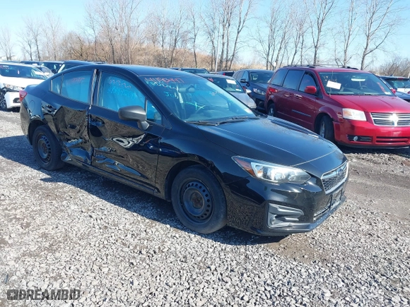 2017 Subaru Impreza with VIN 4S3GKAA68H1605729, listed as a IAAI auction lot 41190447 with 118,115 mi miles. Bid and sale history available at carsss.com. Image 1.