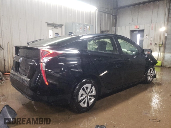 2018 Toyota Prius Two with VIN JTDKARFU3J3549423, listed as a Copart auction lot 46845505 with 82,485 mi miles and Salvage Title. Bid and sale history available at carsss.com. Image 3.
