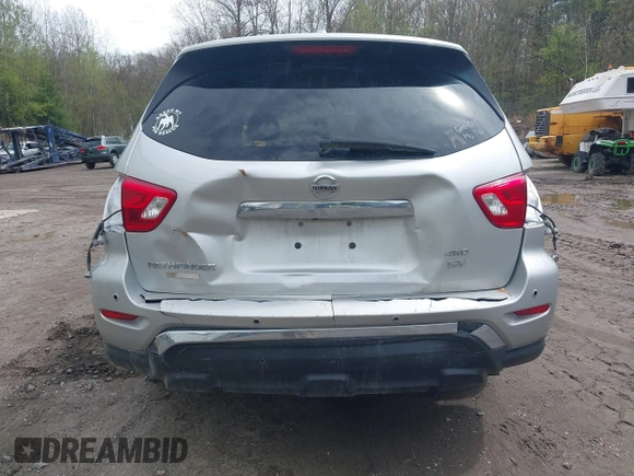 2019 Nissan Pathfinder S with VIN 5N1DR2MMXKC639984, listed as a IAAI auction lot 42173450 with 110,777 mi miles and . Bid and sale history available at DreamBid. Image 17.