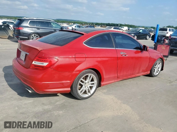 2013 Mercedes-Benz C with VIN WDDGJ5HB1DF952691, listed as a Copart auction lot 54562865 with 122,432 mi miles and Clean Title. Bid and sale history available at carsss.com. Image 3.