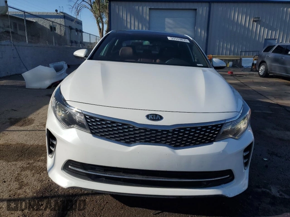 2016 Kia Optima SX Turbo with VIN 5XXGW4L20GG016273, listed as a Copart auction lot 55533855 with 114,108 mi miles and Salvage title. Bid and sale history available at DreamBid. Image 5.