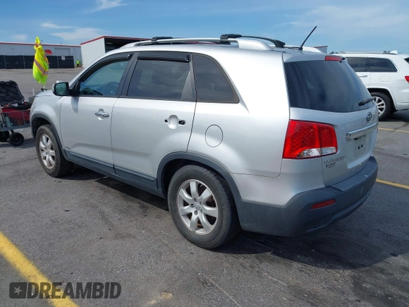 2012 Kia Sorento LX with VIN 5XYKTDA66CG295646, listed as a IAAI auction lot 42225434 with 139,961 mi miles and . Bid and sale history available at DreamBid. Image 3.