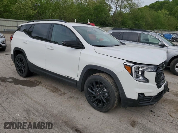 2024 GMC Terrain SLT with VIN 3GKALVEG6RL354799, listed as a Copart auction lot 56865005 with 12,837 mi miles and Salvage title. Bid and sale history available at DreamBid. Image 4.