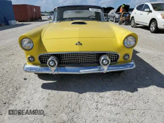 1955 Ford Thunderbird with VIN P5FH253117, listed as a Copart auction lot 79018504 with 80,425 mi miles and Salvage Title. Bid and sale history available at DreamBid. Image 5.