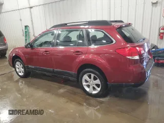 2014 Subaru Outback 2.5i with VIN 4S4BRBAC9E3304240, listed as a Copart auction lot 54567135 with 55,202 mi miles and Non repairable. Bid and sale history available at DreamBid. Image 2.