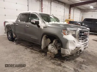 2021 GMC Sierra 1500 SLT z VIN 1GTU9DED7MZ359468, wystawiony jako IAAI lot #41564270 z przebiegiem 43 113 mil mil oraz . Historia ofert i sprzedaży dostępna na DreamBid. Obrazek 1.