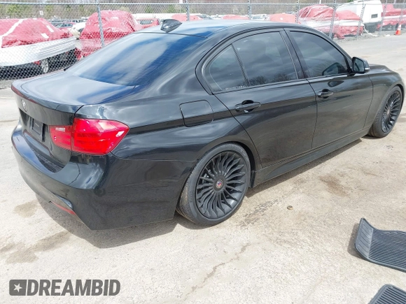 2015 BMW 3 Series 328i xDrive with VIN WBA3B5G54FNS12740, listed as a IAAI auction lot 42035935 with 77,455 mi miles and . Bid and sale history available at DreamBid. Image 4.