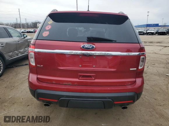 2013 Ford Explorer XLT with VIN 1FM5K8D83DGB13772, listed as a Copart auction lot 51543515 with 168,618 mi miles and Clean Title. Bid and sale history available at DreamBid. Image 6.