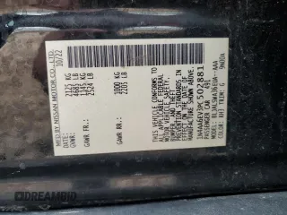 2023 Nissan Maxima SR with VIN 1N4AA6EV3PC502881, listed as a Copart auction lot 54789035 with 41,416 mi miles and Salvage title. Bid and sale history available at DreamBid. Image 13.