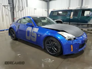2005 Nissan 350Z Touring with VIN JN1AZ34E05M650337, listed as a Copart auction lot 70862474 with 88,076 mi miles and Salvage Title. Bid and sale history available at DreamBid. Image 4.