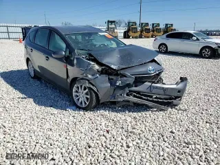 2013 Toyota Prius v Two with VIN JTDZN3EU4D3193103, listed as a Copart auction lot 46634435 with 0 mi miles and Salvage Title. Bid and sale history available at carsss.com. Image 11.